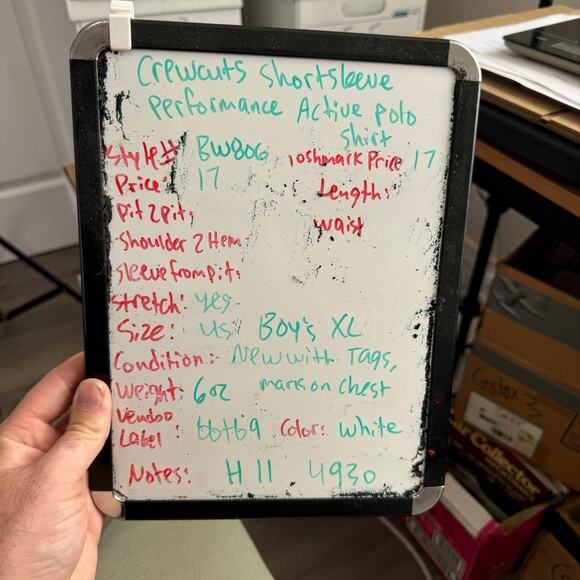 Crewcuts Short Sleeve Performance Active Polo US Boy's XL New - Picture 7 of 7